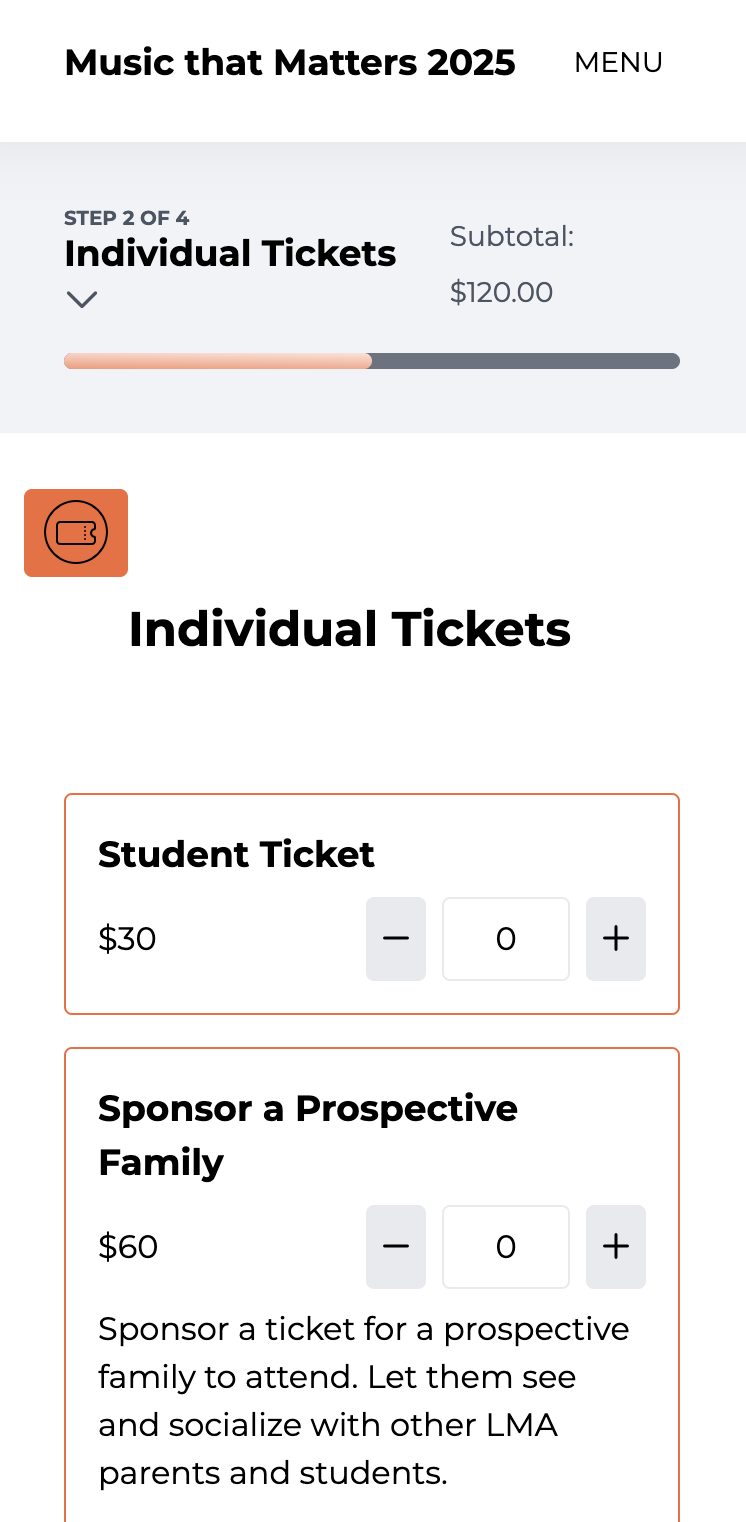 Mobile bid placement interface